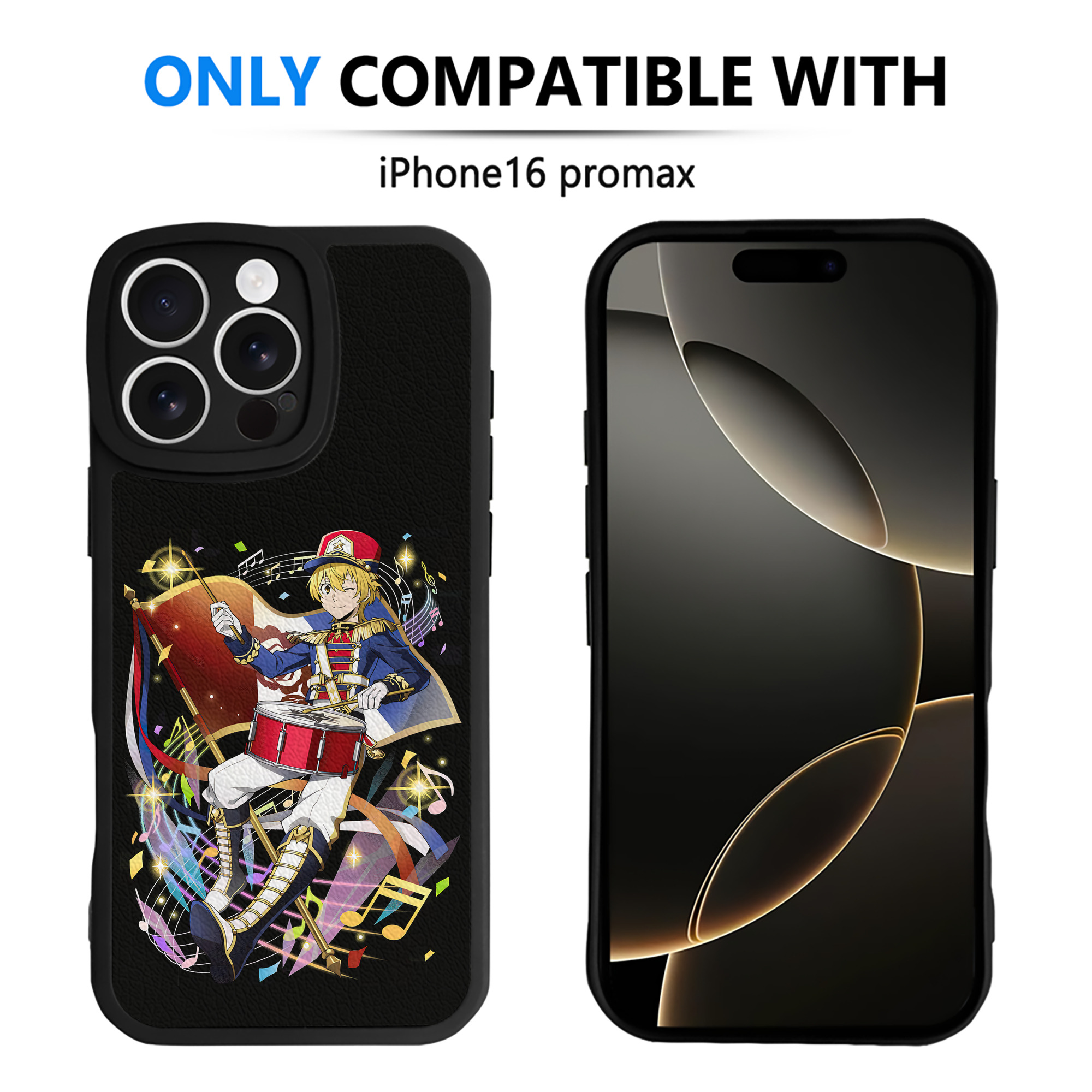 （画像用） 文豪ストレイドッグス Bungo Stray Dogs 【iPhone 16シリーズ対応】シリコンスマホケース（レザー調） 材質：シリコン